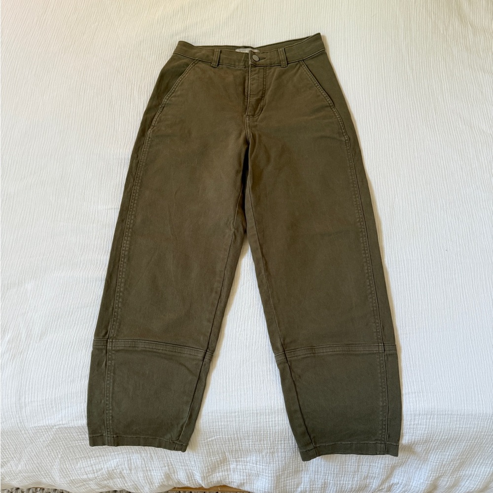 Everlane Women's Olive Cargo Jeans